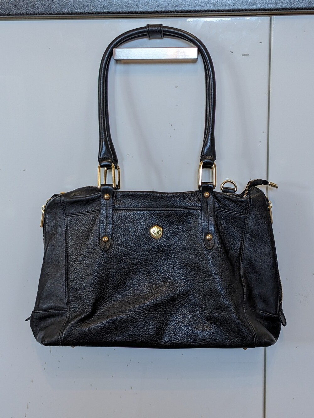 Poppy Barley Canadian Made Attainable Luxury Pebbled Leather Shoulder/Tote Bag🖤